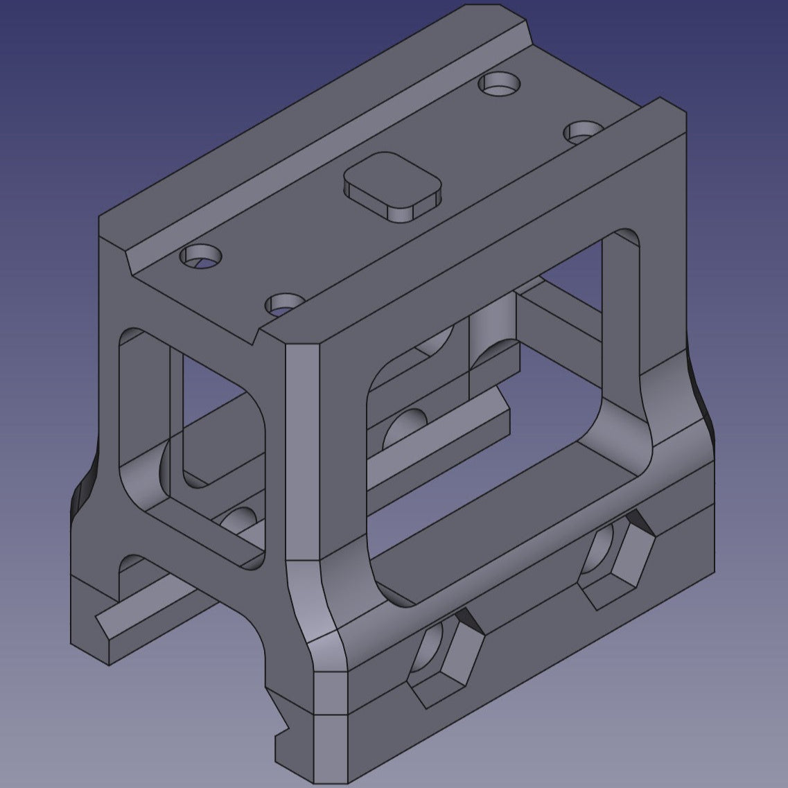 Mono-Piece Sight Mount